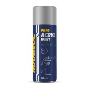 MANNOL Acryl Paint Silver 9676 Акриловая краска серебро 400мл