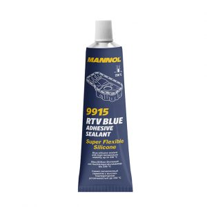 MANNOL RTV Adhesive Sealant Blue 9915 Синій силіконовий герметик із високотемпературною стійкістю до 230°C