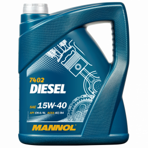 7402 MANNOL Diesel Масло моторное минеральное 15W-40