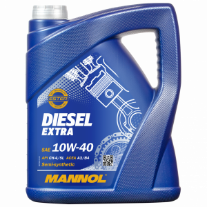 7504 MANNOL Diesel Extra Масло моторное полусинтетическое 10W-40