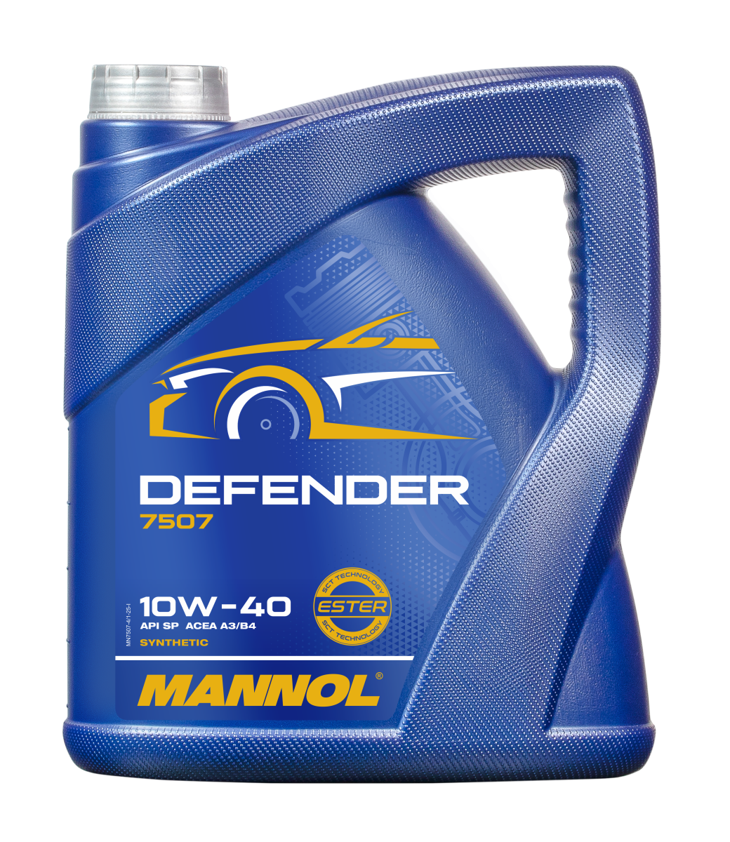 7507 MANNOL Defender Масло моторное полусинтетическое 10W-40