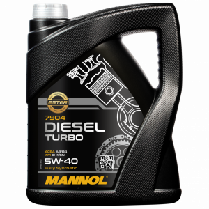 7904 MANNOL Diesel Turbo Масло моторное синтетическое 5W-40